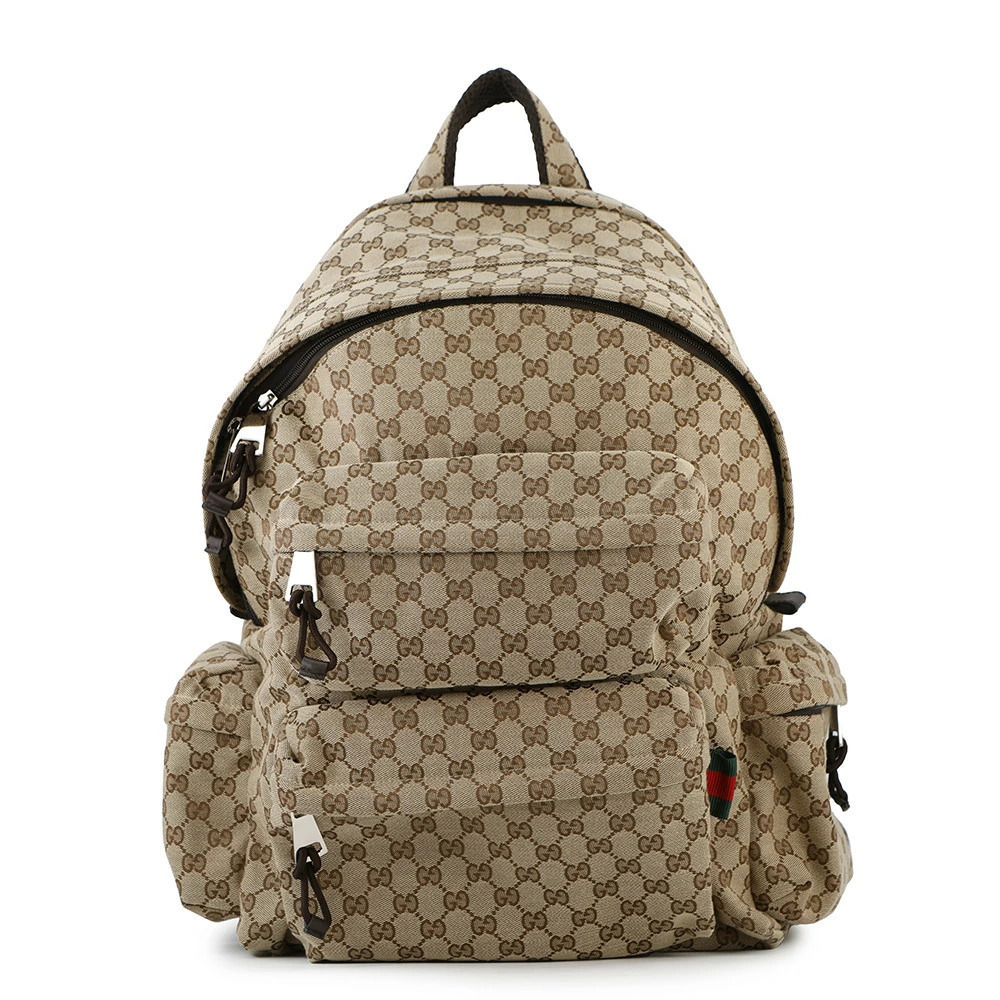 Gucci GG Canvas Backpack Rucksack Daypack Bag